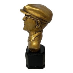 Escultura Busto Chico Xavier Dourado 13,5 cm em Resina - 3
