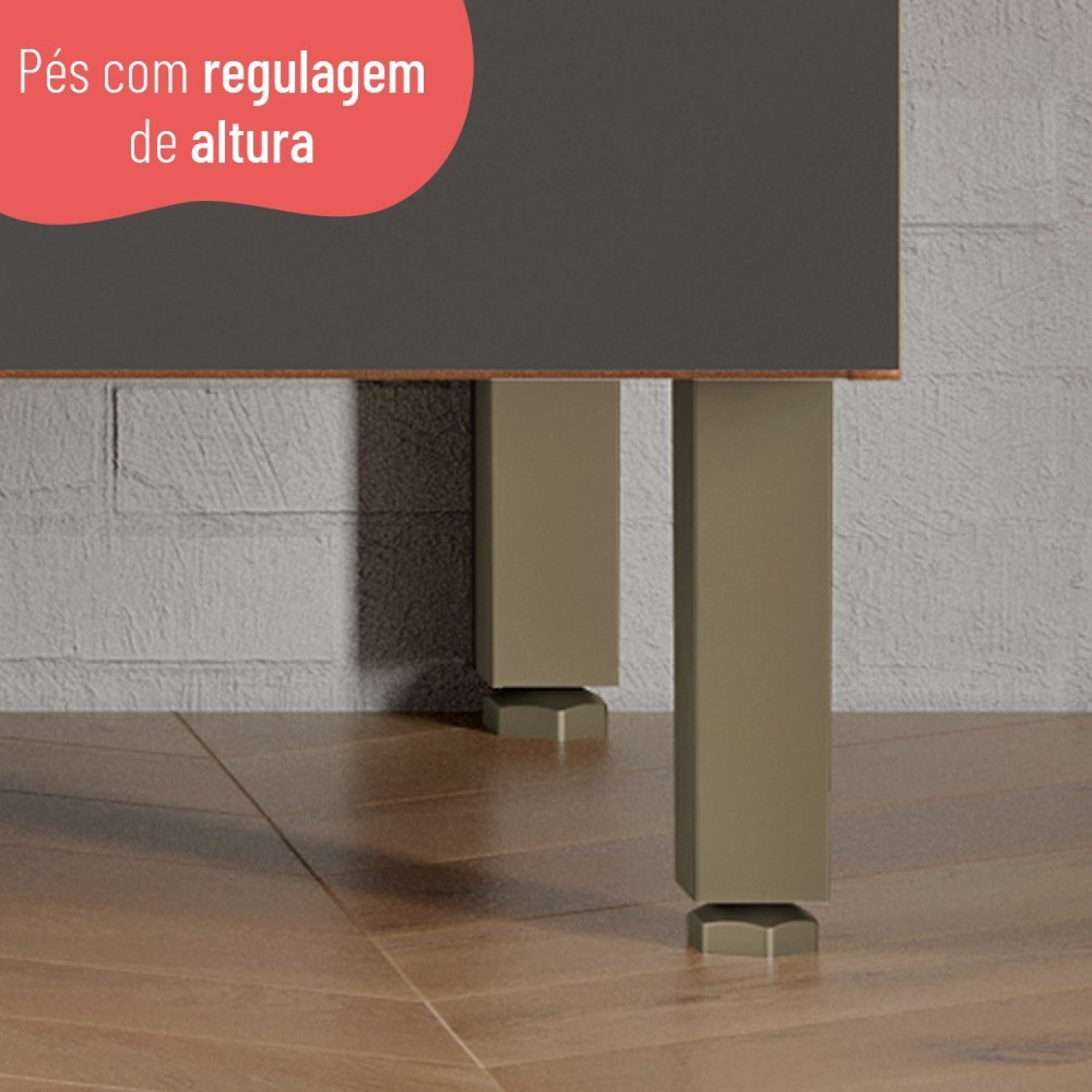 Balcão Gabinete Sálvia 120cm Para Pia 3 Gavetas - 10