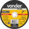 Disco de corte 180 mm x 30 mm x 2223 mm VDR12 Vonder PLUS - 1