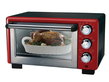 Forno de bancada elétrico Oster TSSTTV7118 18L vermelho 110V - 2