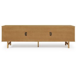 Rack para TV até 65 Polegadas Madeira Maciça Magna Porta Rattan 1,9m CabeCasa MadeiraMadeira - 6