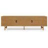 Rack para TV até 65 Polegadas Madeira Maciça Magna Porta Rattan 1,9m CabeCasa MadeiraMadeira - 6