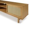Rack para TV até 65 Polegadas Madeira Maciça Magna Porta Rattan 1,9m CabeCasa MadeiraMadeira - 4