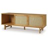 Rack para TV até 65 Polegadas Madeira Maciça Magna Porta Rattan 1,9m CabeCasa MadeiraMadeira - 5