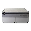 Ver imagem 7 de Conjunto Cama Box Super King c/ Molas Ensacadas Preston Branco 193x203x71