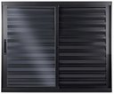 Ver imagem 1 de Veneziana de Aluminio 3 Folhas sem Grade Linha Premium:1,20 X 1,20/preto