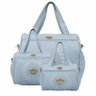 Kit 3 Bolsas Maternidade Majestic Hug  Cor Azul - 1