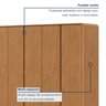Guarda-roupa Casal 6 Portas 100% Mdf Loop - 15
