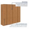 Guarda-roupa Casal 6 Portas 100% Mdf Loop - 9