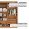 Guarda-roupa Casal 6 Portas 100% Mdf Loop - 8
