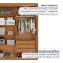 Ver mais imagens de Guarda-roupa Casal 6 Portas 100% Mdf Loop
