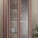 Ver imagem 6 de Cristaleira de Vidro 2 Portas 1 Gaveta E-954