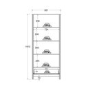 Ver imagem 3 de Cristaleira para Sala de Jantar 2 Portas de Vidro 1 Gaveta 181cm x 80cm