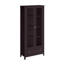 Ver imagem 2 de Cristaleira para Sala de Jantar 2 Portas de Vidro 1 Gaveta 181cm x 80cm
