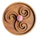 Ver imagem 3 de Incensário Cascade Madeira Símbolos Celtas com 10 Cones de Incenso