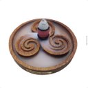 Ver imagem 4 de Incensário Cascade Madeira Símbolos Celtas com 10 Cones de Incenso