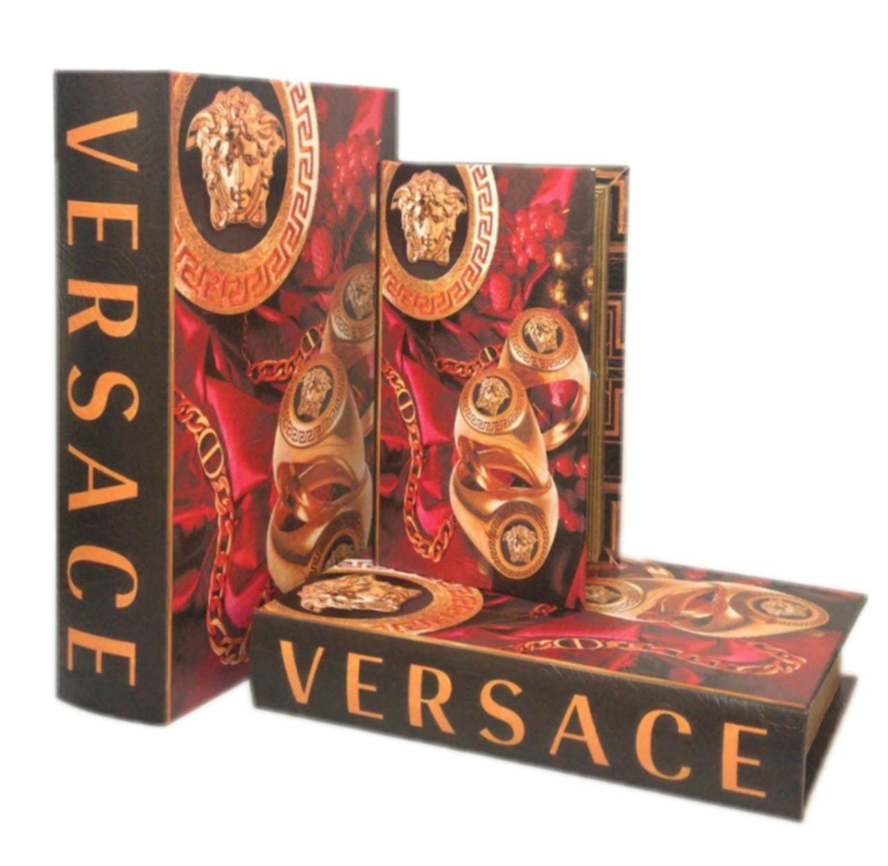 Caixa Livro Decorativa Versace