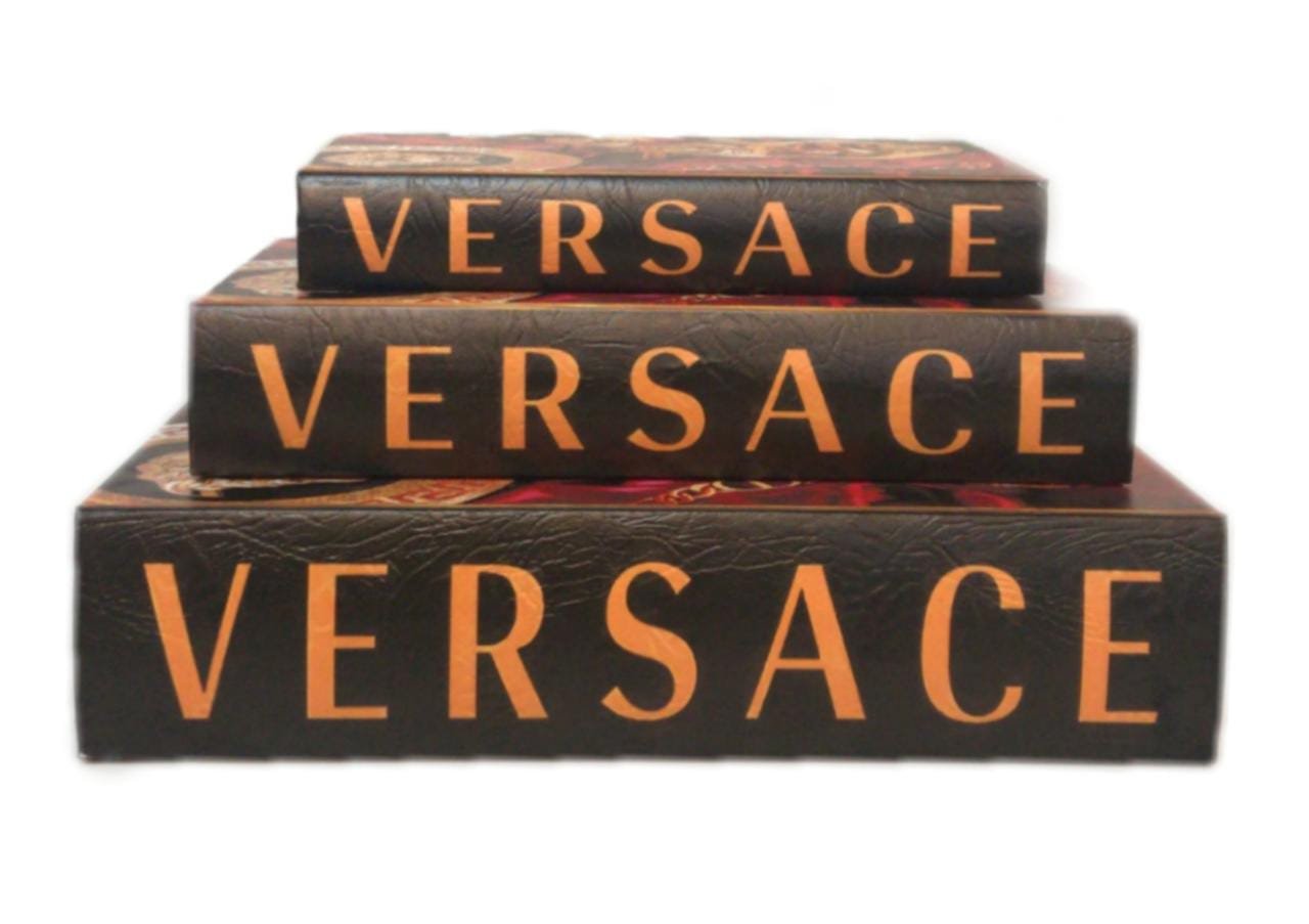 Caixa Livro Decorativa Versace - 2