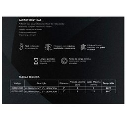 Filtro Em Disco De Água 1'' 130 Micron Komeco C/ Adaptadores - 7 Filtro Em Disco De Água 1'' 130 Micron Komeco C/ Adaptadores - 7