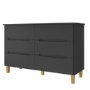 Ver imagem 2 de Cômoda 6 Gavetas 100% MDF Logan