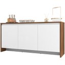 Ver imagem 1 de Balcao Buffet 50523 3 Portas 160cm Cedro Branco Dcasa