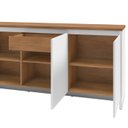 Ver imagem 5 de Balcao Buffet 50523 3 Portas 160cm Cedro Branco Dcasa