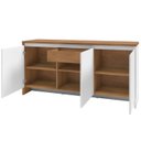 Ver imagem 4 de Balcao Buffet 50523 3 Portas 160cm Cedro Branco Dcasa