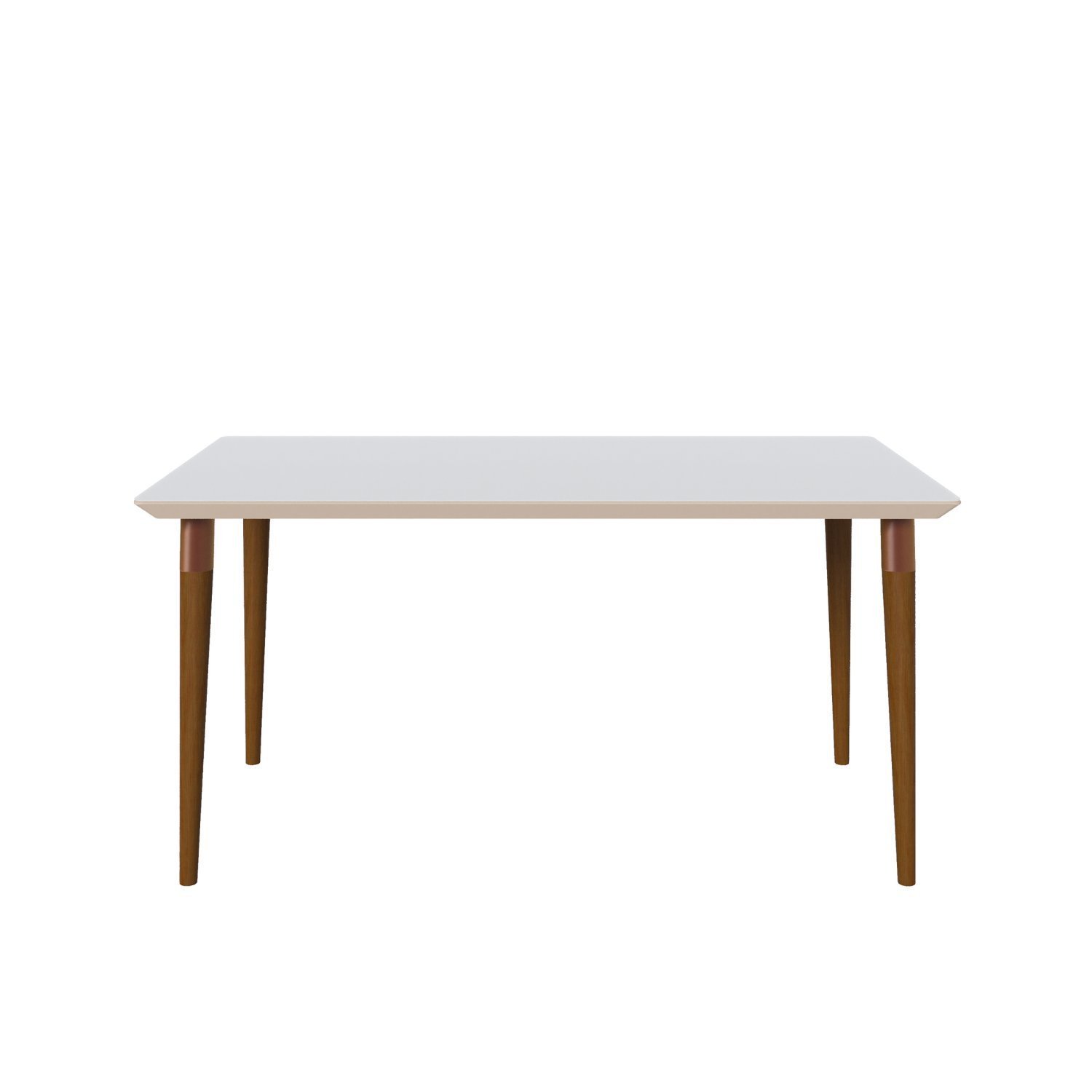 Mesa para Sala de Jantar Tampo Vidro/MDF Retangular Studio 1.8 - 1