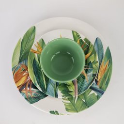 Aparelho de Jantar - Flor Estrelítzia (12 Peças) - 2