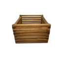 Ver imagem 4 de Cachepô Madeira Orquídea Flores Quadrado G 19,5 X 19,5 X 12,5