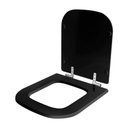 Ver imagem 2 de Assento Sanitário Laqueado Soft Close Elite Preto para Vaso Celite