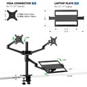 Ver imagem 4 de Suporte/braço Articulado P/2 Monitores e Notebook