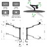 Suporte/braço Articulado P/2 Monitores e Notebook - 3