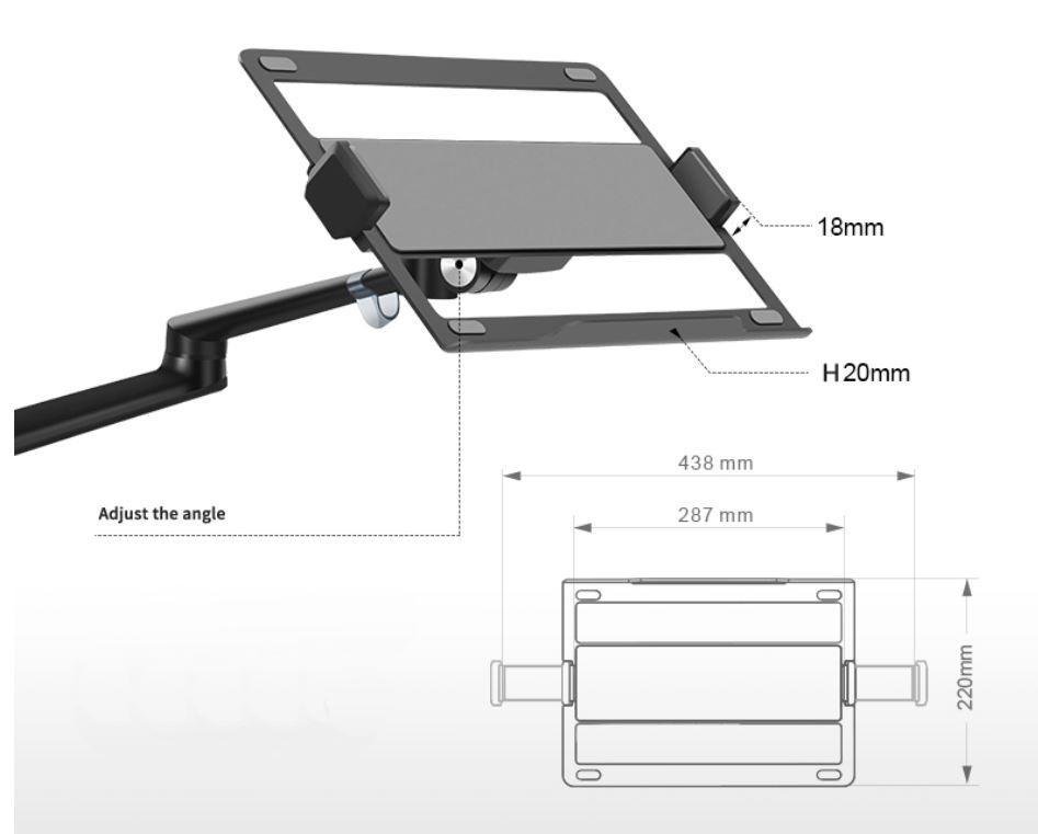 Suporte/braço Articulado P/2 Monitores e Notebook - 5