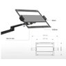 Suporte/braço Articulado P/2 Monitores e Notebook - 5
