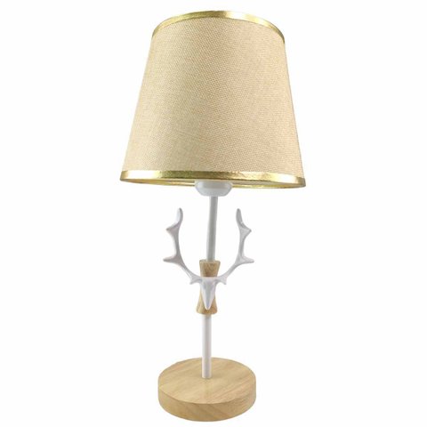 Luminaria Abajur Mesa Veado Decorativa Sala Quarto Estudos Recepçao Hotel Decoraçao Pousada Enfeite 