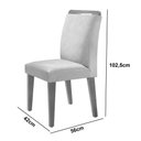 Ver imagem 4 de Mesa Olímpia 120cm Em Mdf E 4 Cadeiras Athenas Moderna