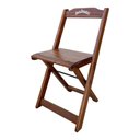 Ver imagem 5 de Conjunto Mesa Dobrável 60x60 com 4 Cadeiras de Madeira Personalizada Hei Imbuia - Cor: Marrom