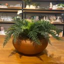 Ver imagem 5 de Arranjo Completo de Samambaia Centro de Mesa Grande Vaso Cobre Decore Fácil Shop