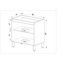 Ver imagem 5 de Cozinha Modulada 7 Peças Tampo Aéreo 3 Portas Balcão Paneleiro Araucária Marrom/Montana/Fumê