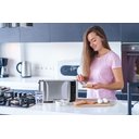 Ver imagem 6 de Elite Gourmet Ect-3100 Torradeira 4 Fatias Slots Largos Preto/inox