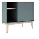 Ver imagem 6 de Guarda Roupa Infantil 1 Porta 5 Nichos Esteban Finestra Móveis