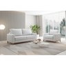 Kit Sofá Living 3 Lugares 180cm e Poltrona Linho Alpino - 1