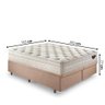 Base Box Baú King 193x203 Linho com Colchão Audaz Molas Ensacadas - 2
