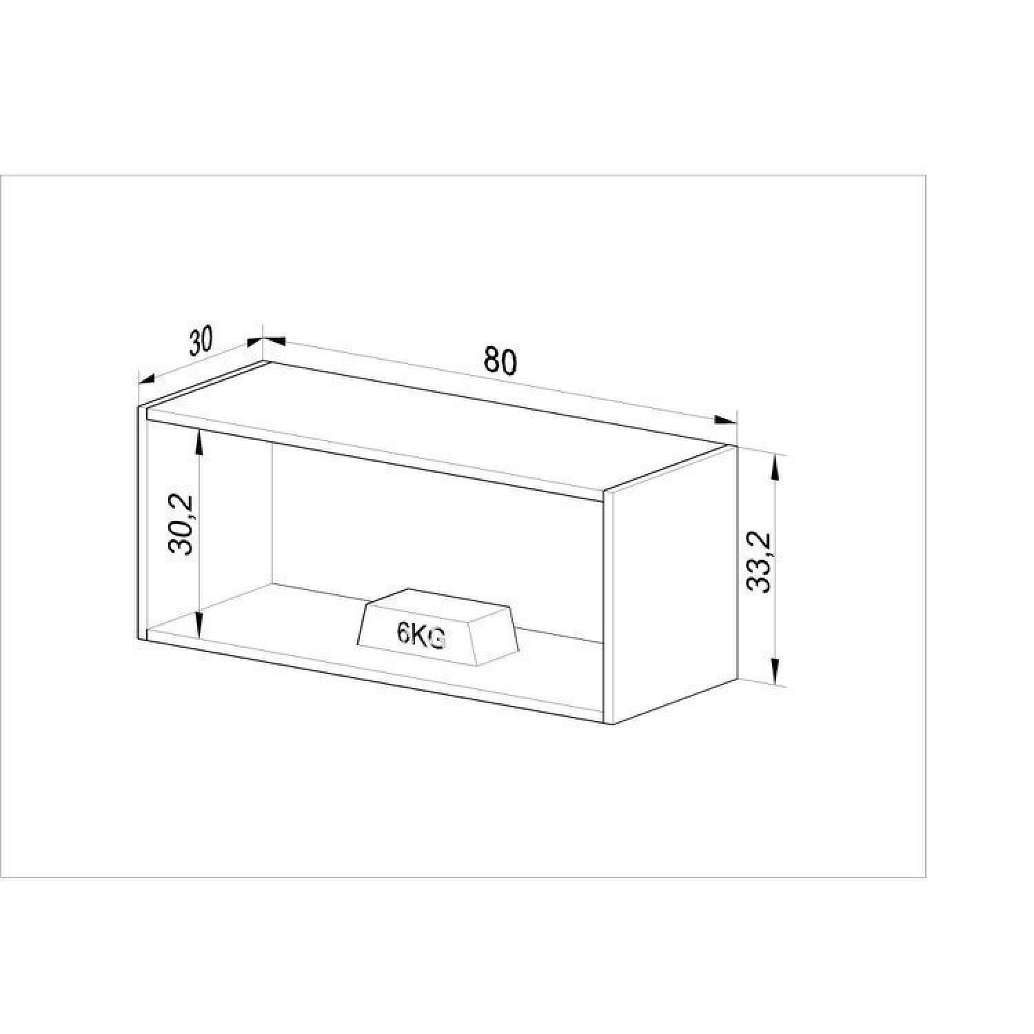 Cozinha Modulada 10 Peças Tampo Aéreo 3 Portas Balcão, Paneleiro Plátano  - 18