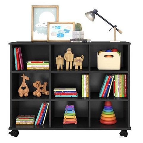 Nicho Organizador Preto Fosco - Qmovi