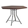 Mesa de Jantar Sextavada 122x108cm Tampo MDP - 1
