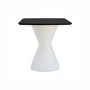 Ver imagem 4 de Mesa de Jantar Apollo Tampo Retangular 136x80cm Branco/Preto