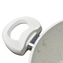 Ver imagem 5 de Jogo de Panelas Antiaderente de Indução Revestimento Cerâmica Viena Areia 4 Peças - Rio Home