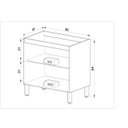 Ver imagem 3 de Cozinha Modulada 7 Peças Tampo Aéreo 3 Portas Balcão Paneleiro Cambará Marrom/Montana/Grafite